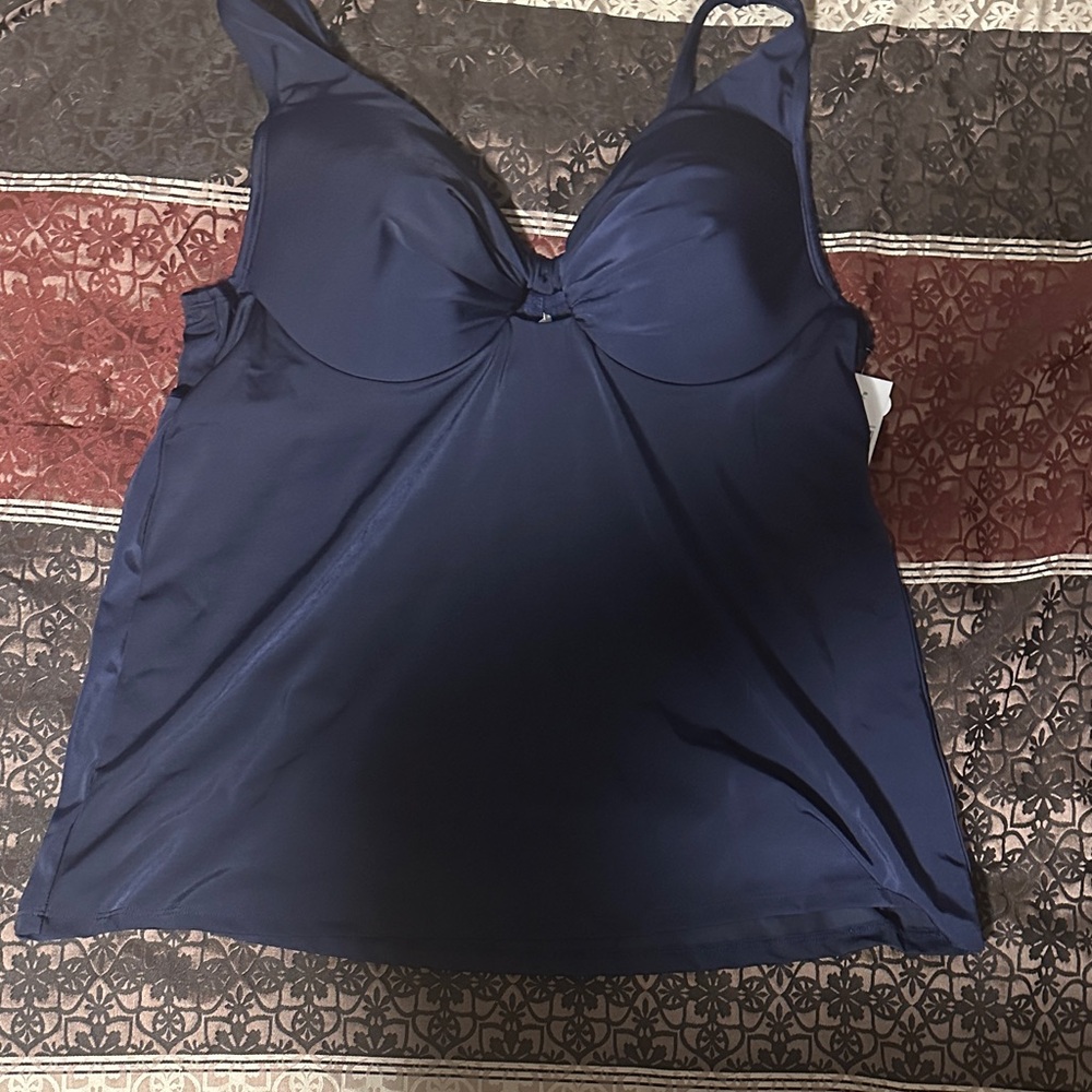 Navy Blue Tankini